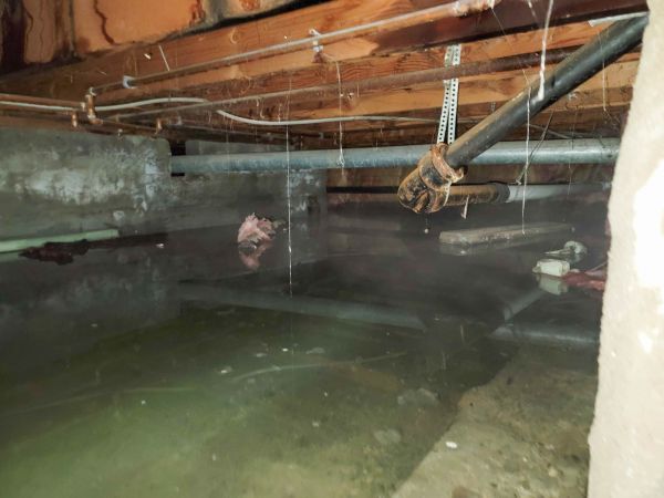 Crawlspace Water Drainage